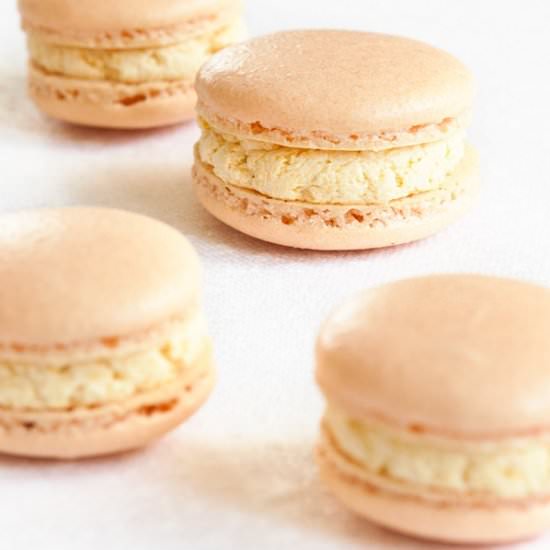 Cloudberry Macarons