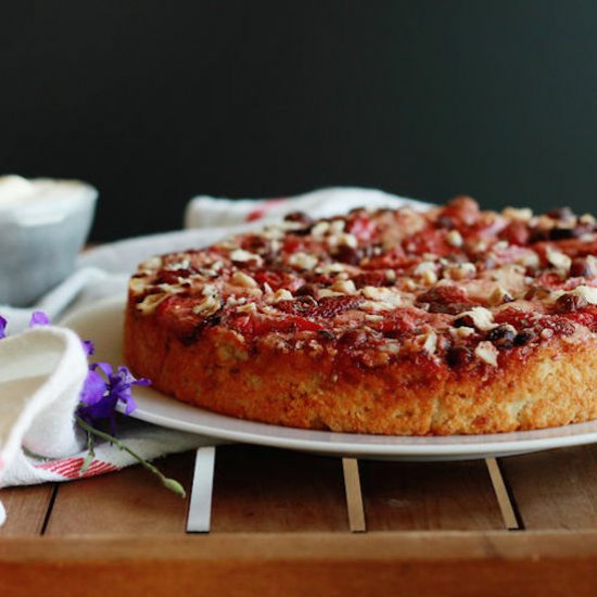 Strawberry Hazelnut Cake