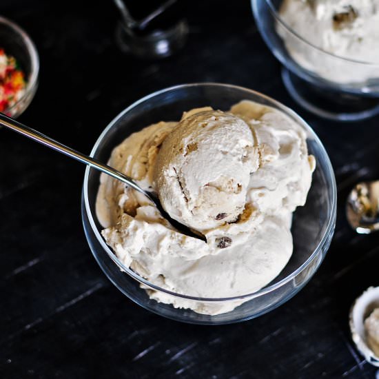 Dairy-Free Cookie Dough Ice Cream