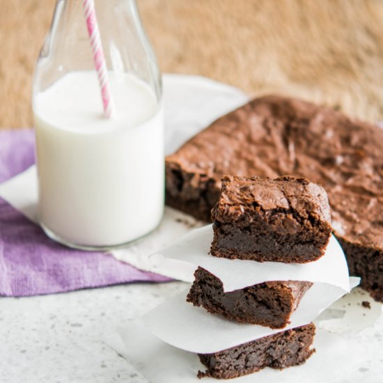 Fudgey Teff Brownies