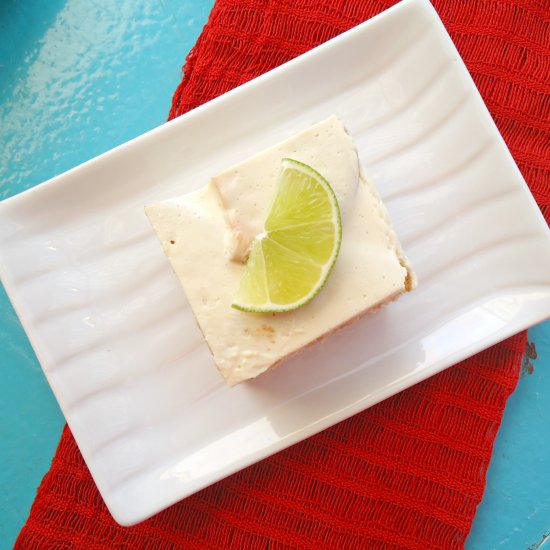 Creamy (Tequila) Lime Squares