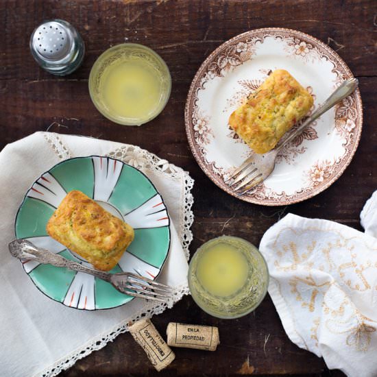 Cornmeal & Vegetable Financiers