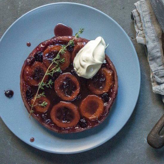 Feijoa, Blueberry & Thyme Tarte