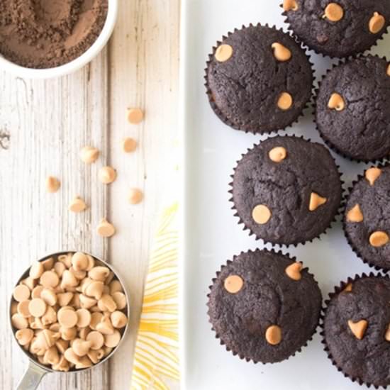 Banana Cocoa Muffins