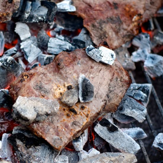 Steak on Coals