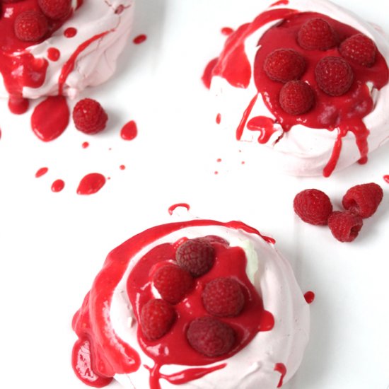 Raspberry Pavlova