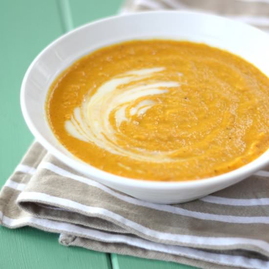 Curried Carrot & Apple Soup