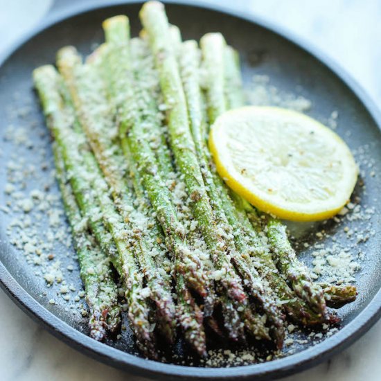 Lemon Parmesan Asparagus