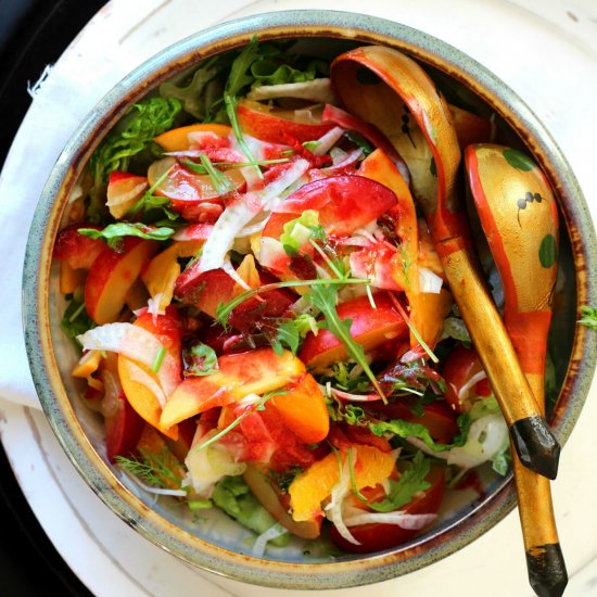 Nectarine and Fennel Salad