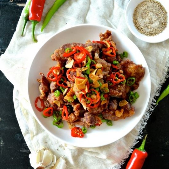 Crispy Salt and Pepper Pork Chop