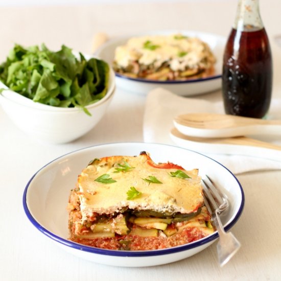 Zucchini Quinoa Lasagne