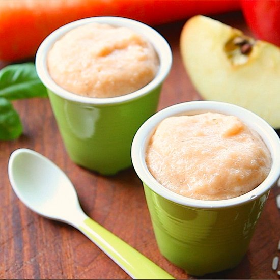 Chicken Rice Apple Baby Food Puree