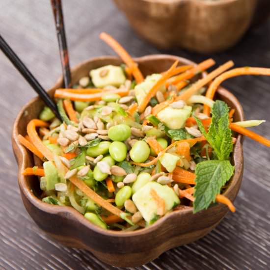 Cucumber & Carrot Noodle Thai Salad