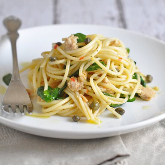 Lemony Pasta with Tuna