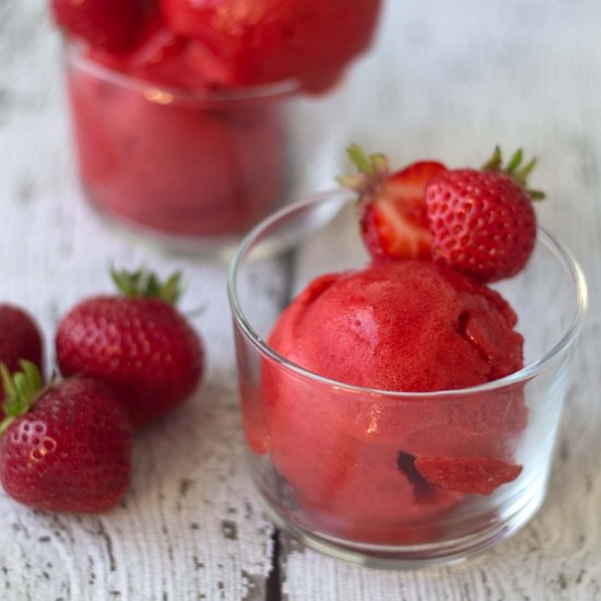 Strawberry Sorbet