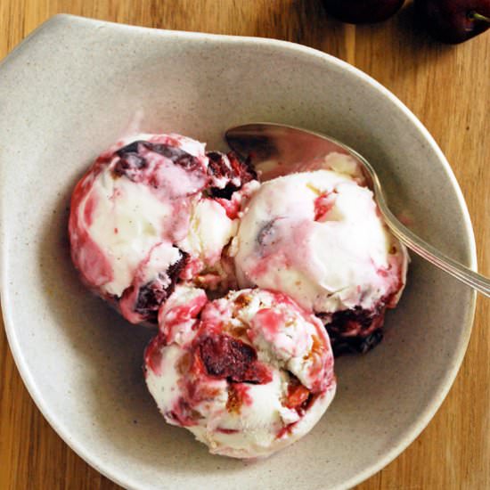 Cherry Crisp Ice Cream