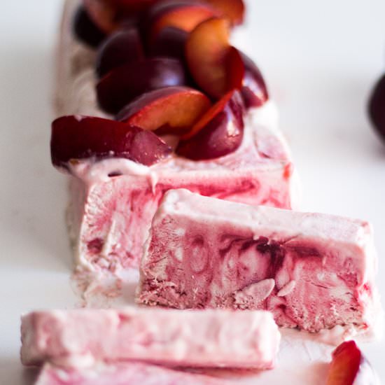 Plum Semifreddo