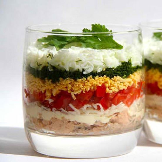 Mimosa Layered Salad