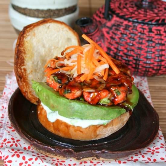 Asian Salmon Burger