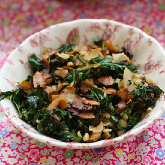 Kale, Coconut and Durum Wheat Salad