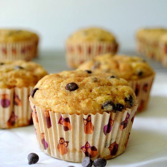 Banana Chocolate Chip Power Cakes