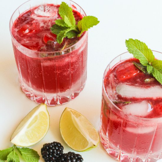 Blackberry Mojitos