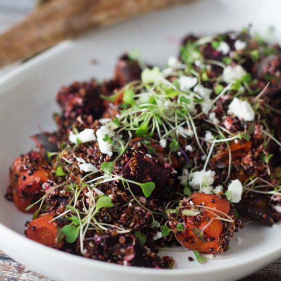 Roast Veggies with Quinoa