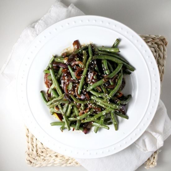 Spicy Asian Green Beans