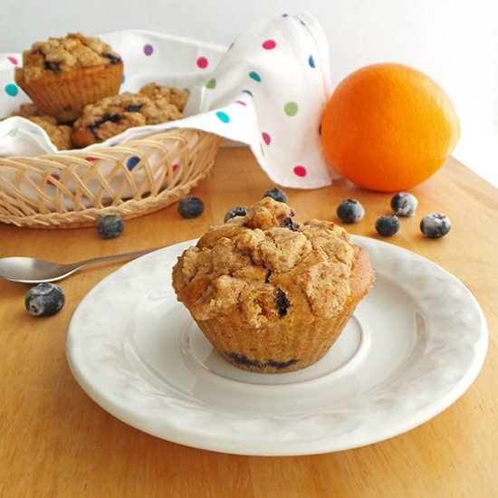 Blueberry and Orange Muffins