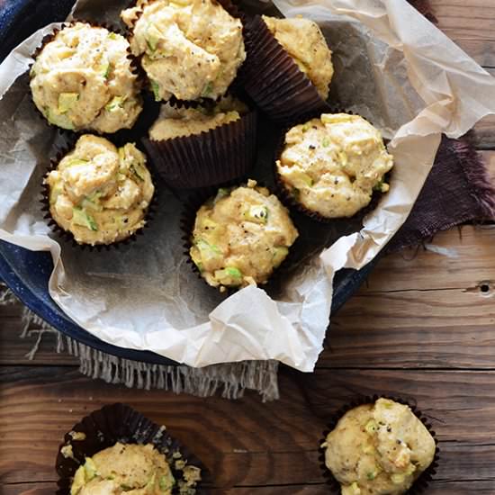 Savory Spiced Zucchini Muffins