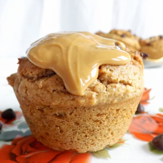 Whole Wheat Peanut Butter Muffins