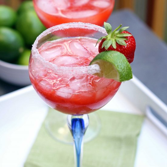 Fresh Strawberry Margaritas