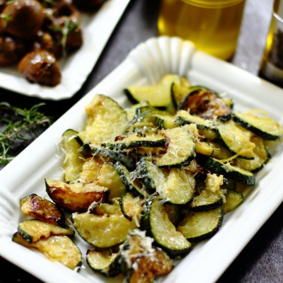 Sauteed Zucchini with Garlic