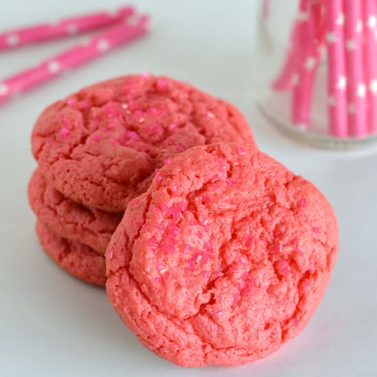 Raspberry Cheesecake Cookies