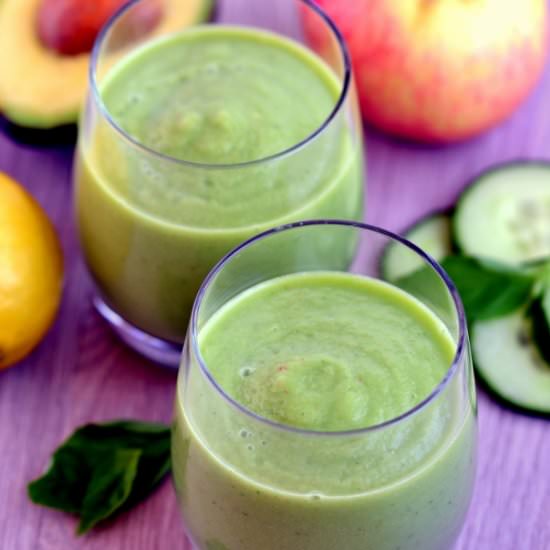 Apple, Avocado & Basil Smoothie