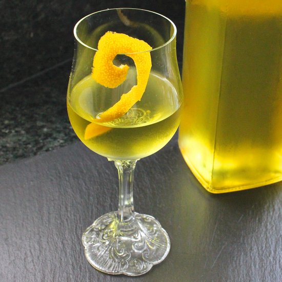 Homemade Limoncello