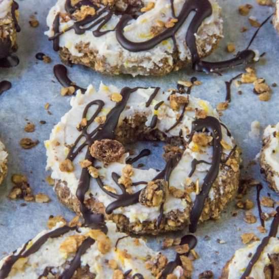 Raw Carrot + Granola Doughnuts