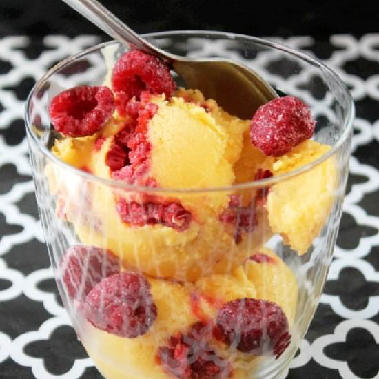 Mango Coconut Sherbet