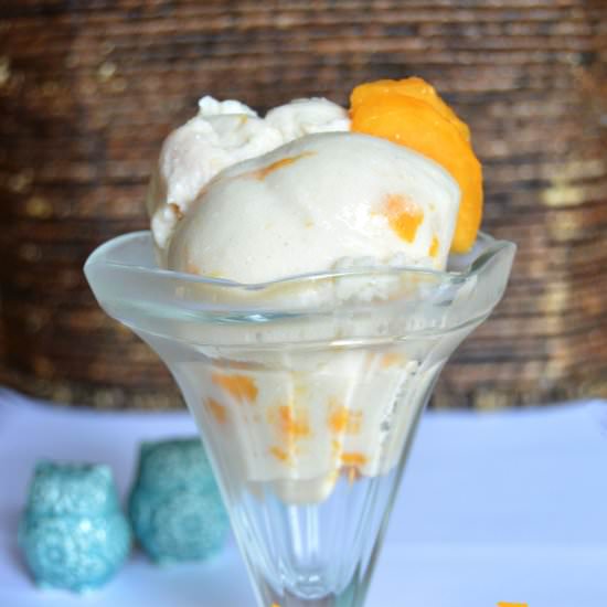 Fresh Peach Ice Cream