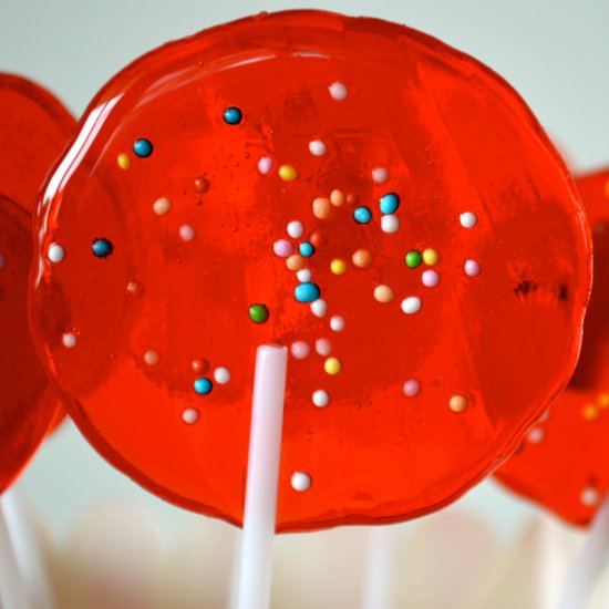 Cherry Lollipops