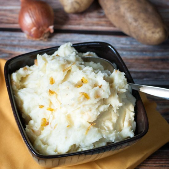 Mashed Potatoes with Shallots