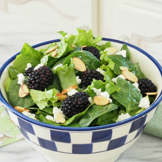 Blackberries & Greens Salad