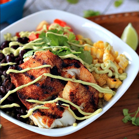 Grilled Tilapia Bowls