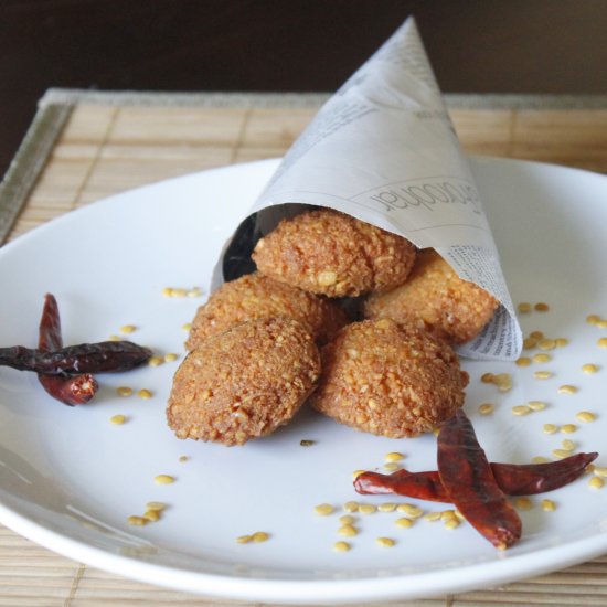 Indian Lentil Fritters