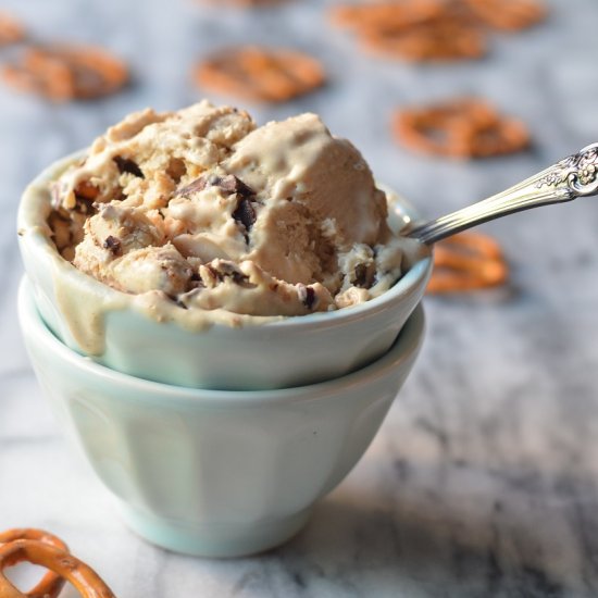 Peanut Butter Pretzel Ice Cream