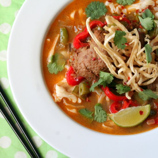 Khao Soi with Mock Duck