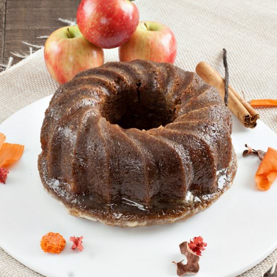 Apple, Coconut and Pecan Bundt Cake