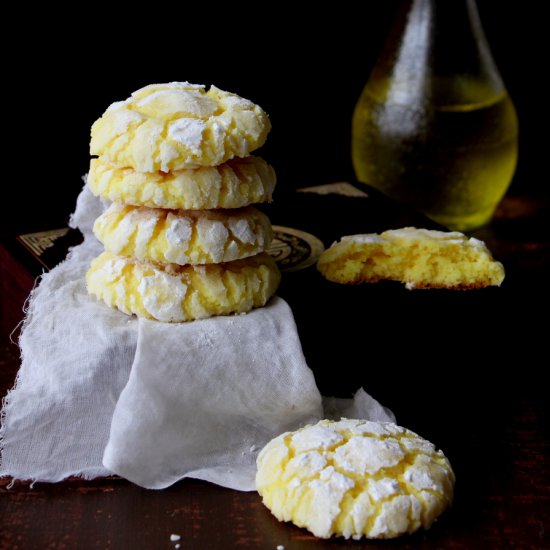 Lemon Crinkle Cookies