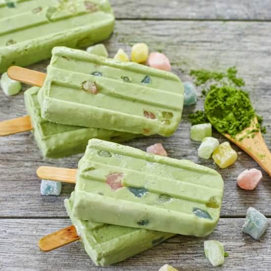 Matcha Mochi Ice Pops