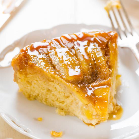 Caramelized Banana Upside-Down Cake